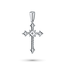 Подвеска из белого золота с бриллиантами (изготовление)