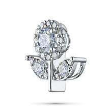 Подвеска из серебра (изготовление) с бриллиантами