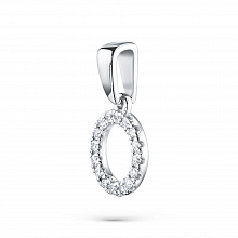 Подвеска из белого золота с бриллиантами (изготовление)