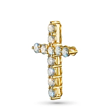 Подвеска из желтого золота c бриллиантами