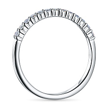 Кольцо из серебра c бриллиантами