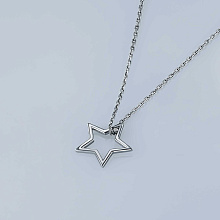 Подвеска из серебра с бриллиантом