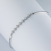 Браслет из белого золота c бриллиантами