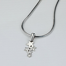 Подвеска из серебра (изготовление) с бриллиантом