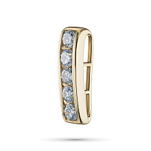 Подвеска из желтого золота c бриллиантами