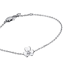 Браслет из белого золота с бриллиантом (изготовление)