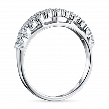 Кольцо из белого золота с бриллиантами (изготовление)