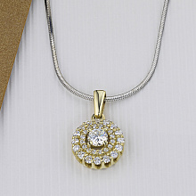 Подвеска из желтого золота (изготовление) с бриллиантом