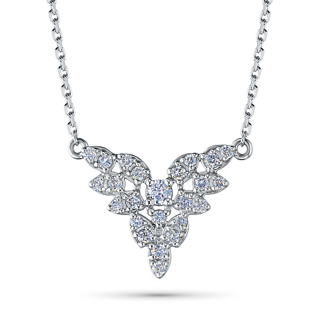 Колье из серебра