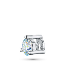 Подвеска из белого золота с бриллиантом