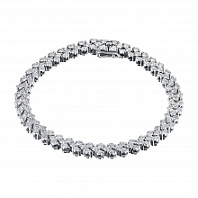 Браслет из белого золота с бриллиантами (изготовление)