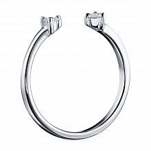 Кольцо из белого золота с бриллиантами (изготовление)