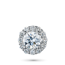 Подвеска из белого золота c бриллиантами