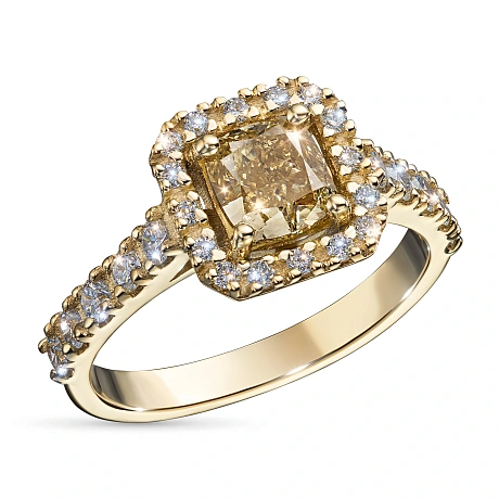 Кольцо из желтого золота