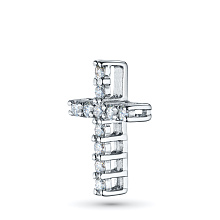 Подвеска из белого золота c бриллиантами