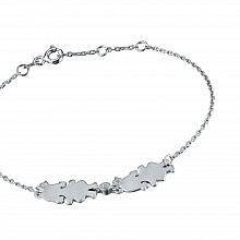 Браслет из серебра с бриллиантами (изготовление)