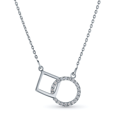 Колье из белого золота