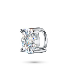 Подвеска из белого золота c бриллиантами