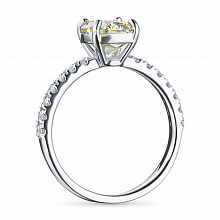 Кольцо из белого золота с бриллиантами (изготовление)