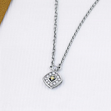 Колье из белого золота с бриллиантами (изготовление)