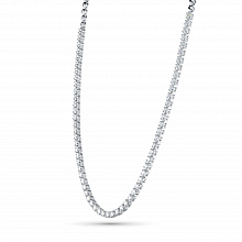 Колье из белого золота с бриллиантами (изготовление)