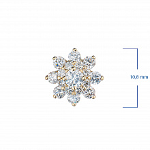 Подвеска из желтого золота (изготовление) с бриллиантом