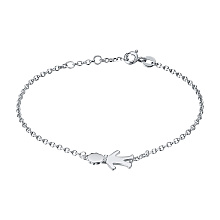 Браслет из серебра (изготовление) с бриллиантом