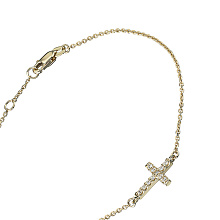 Браслет из желтого золота c бриллиантами