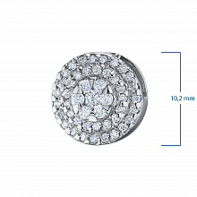 Подвеска из белого золота с бриллиантами (изготовление)