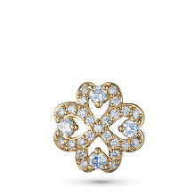 Подвеска из желтого золота c бриллиантами