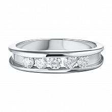 Кольцо из белого золота с бриллиантом (изготовление)