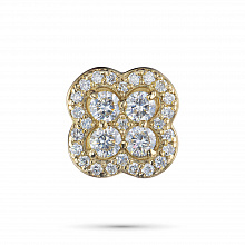 Подвеска из желтого золота с бриллиантами (изготовление)