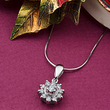 Подвеска из желтого золота с бриллиантами (изготовление)