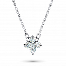 Колье из белого золота с бриллиантами (изготовление)