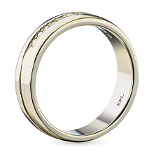 Кольцо из желтого золота с бриллиантами