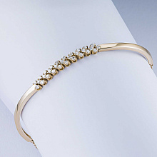 Браслет из желтого золота c бриллиантами