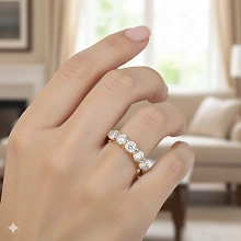 Кольцо из желтого золота c бриллиантами