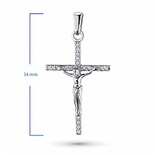 Подвеска из белого золота с бриллиантами (изготовление)