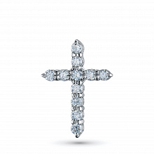 Подвеска из белого золота с бриллиантами (изготовление)