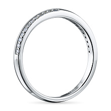 Кольцо из белого золота с бриллиантами