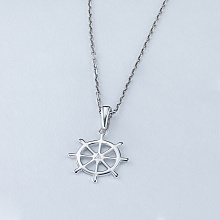 Подвеска из серебра с бриллиантом (изготовление)