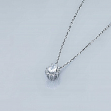 Подвеска из белого золота с бриллиантами (изготовление)