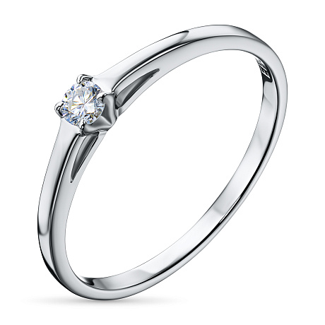 Классическое кольцо из серебра