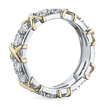 Кольцо из желтого золота с бриллиантами (изготовление)