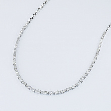 Колье из белого золота с бриллиантами (изготовление)