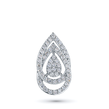 Классическая подвеска из серебра