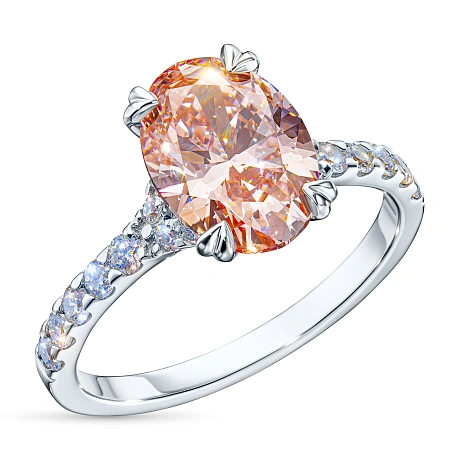 Кольцо из белого золота