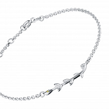 Браслет из серебра (изготовление) с бриллиантом