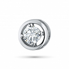 Подвеска из белого золота с бриллиантом (изготовление)