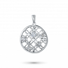 Подвеска из белого золота с бриллиантами (изготовление)